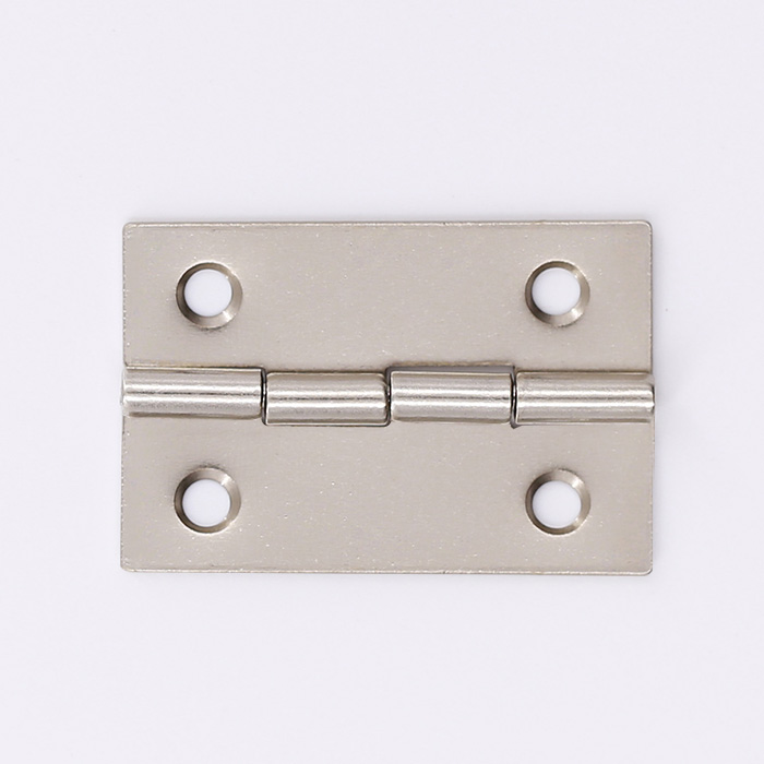 Small wooden box hinge