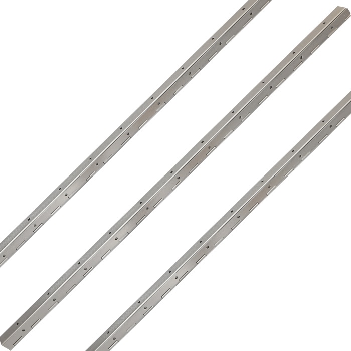 Specialized in production of high quality customized galvanized long hinge, iron piano hinge